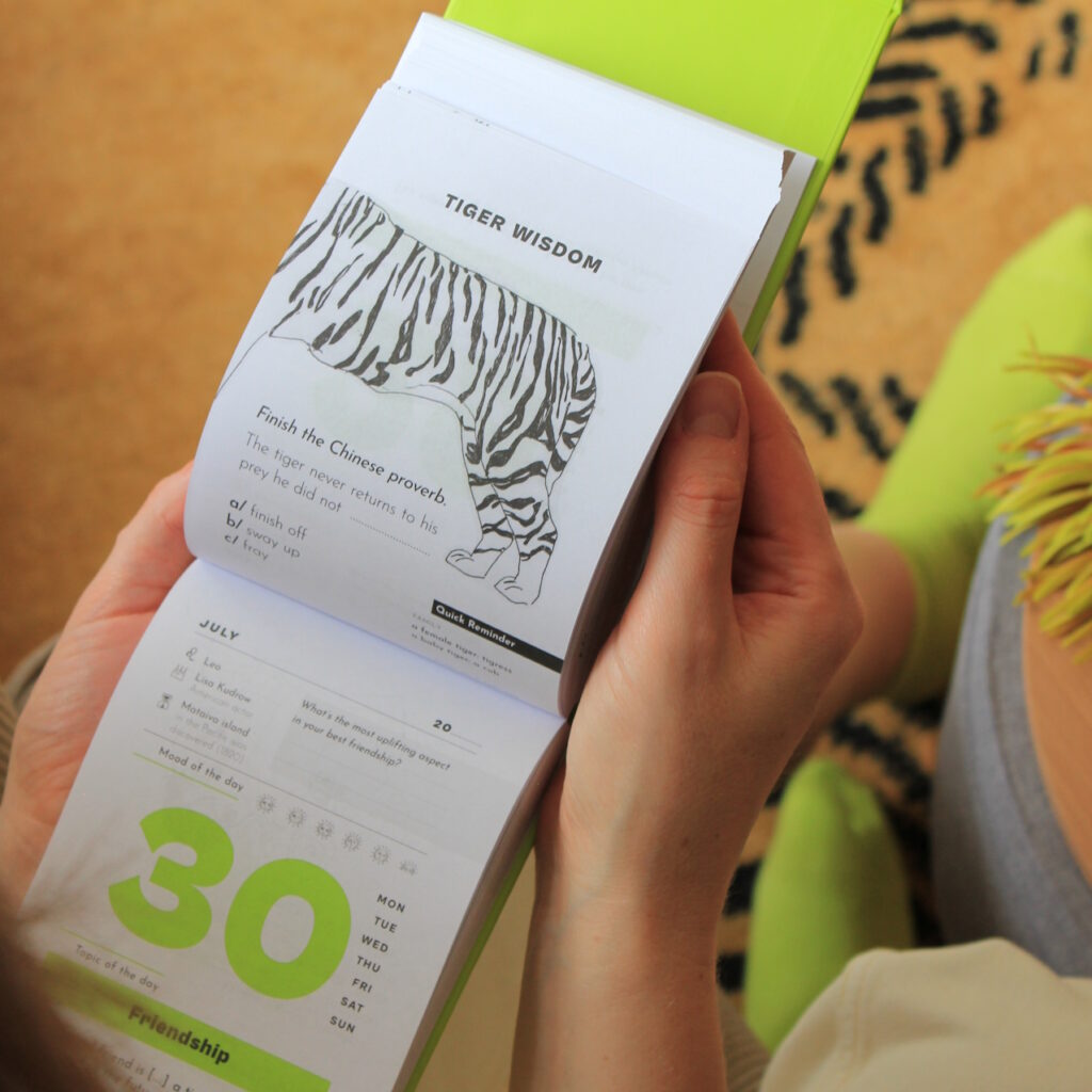 pozytywna edukacja, język angielski, nauka języka, kalendarz do nauki angielskiego, codzienna motywacja, prezent, dni w roku, zrywak, idiomy, gramatyka, zabawa z angielskim, materiały do nauki angielskiego, umiejętności z języka angielskiego